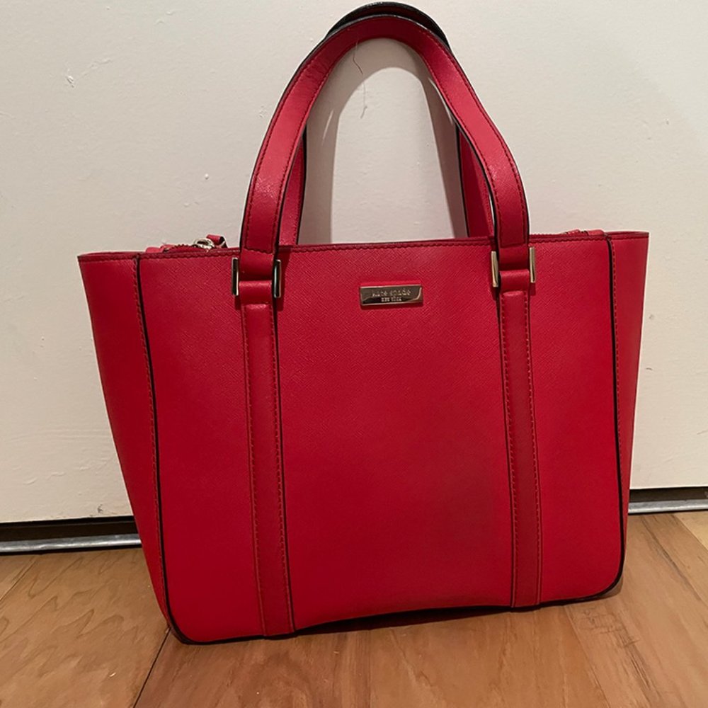 Kate Spade Purse: Red leather